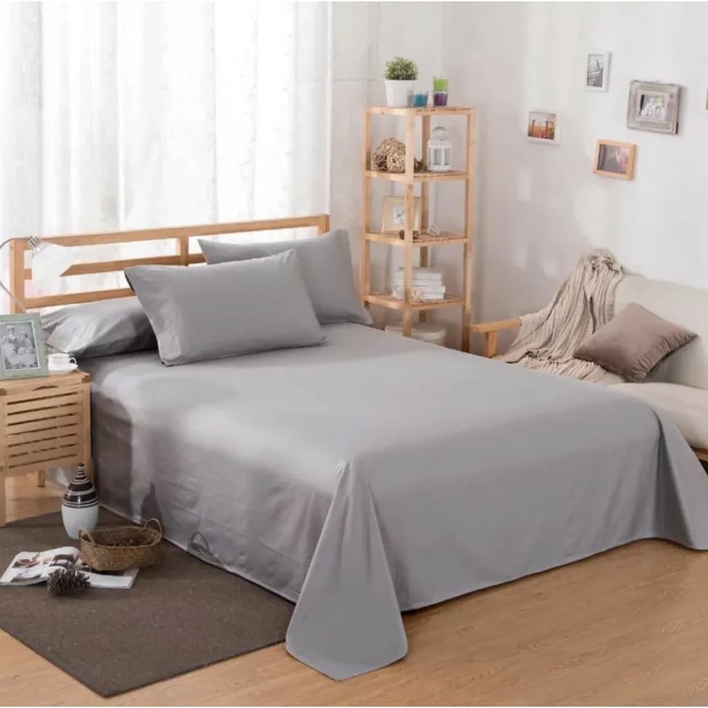jogo lençol casal 4 peças forro de cama com lençol de elastico  e fronhas  tecido pelitizado  extremamente macio e confortavel