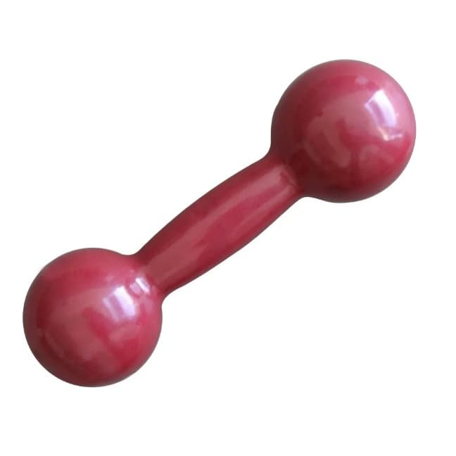 1 Halter Bola De 5kg Em Ferro EMBORRACHADO- Musculação e Exercícios em Casa - FITNESS PRADO
