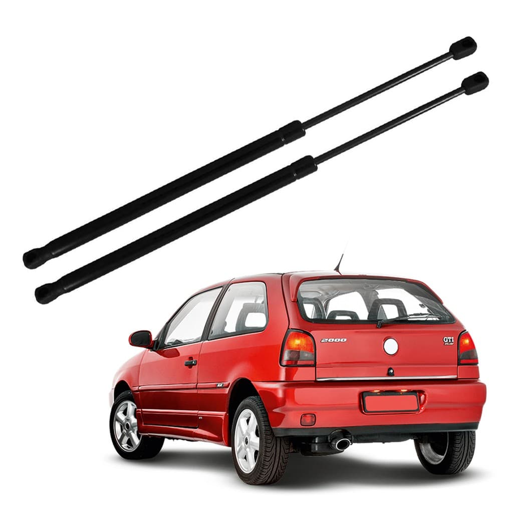 Par Amortecedor de Porta Malas Gol G2 Bola Anos 1995 Até 1999 com Limpador 55cm