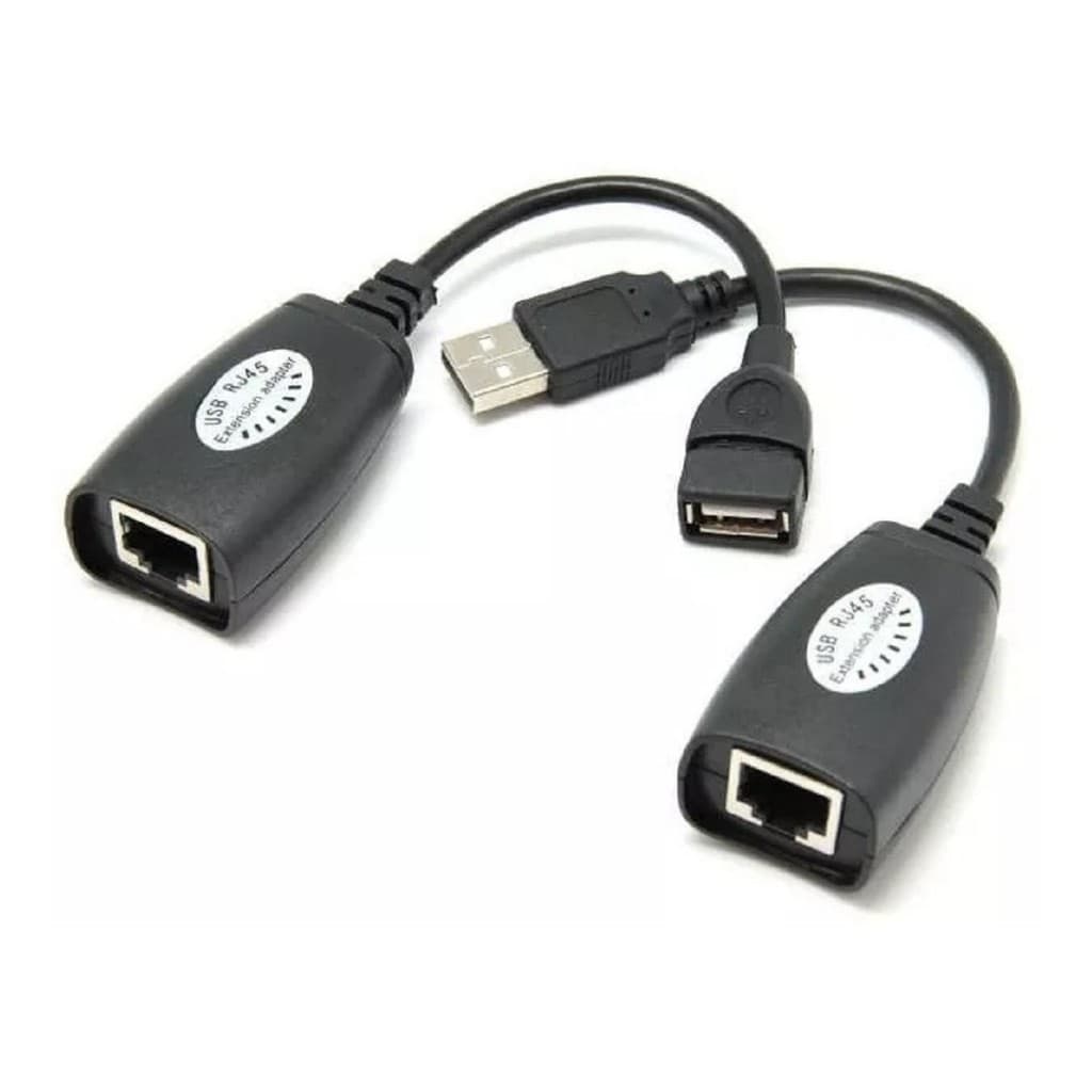 CONVERSOR EXTENSOR USB VIA CABO INTERNET RJ45