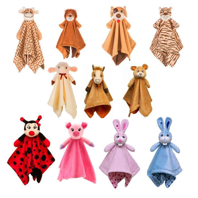 Naninhas Para bebê Com Porta Chupeta Bichinhos 100% Algodão Diversas Estampas Casa e Conforto