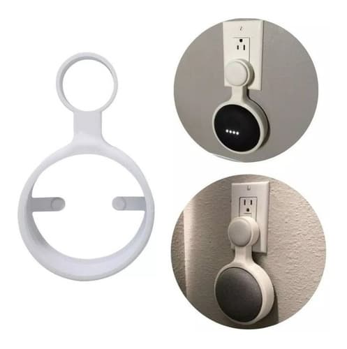 Suporte De Parede Tomada Google Home Mini Cx Som Wi-fi