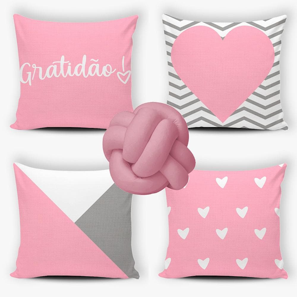 Kit 04 Capas de Almofada Decorativas Modern Pictury Mais Nozinho Escandinavo - 037