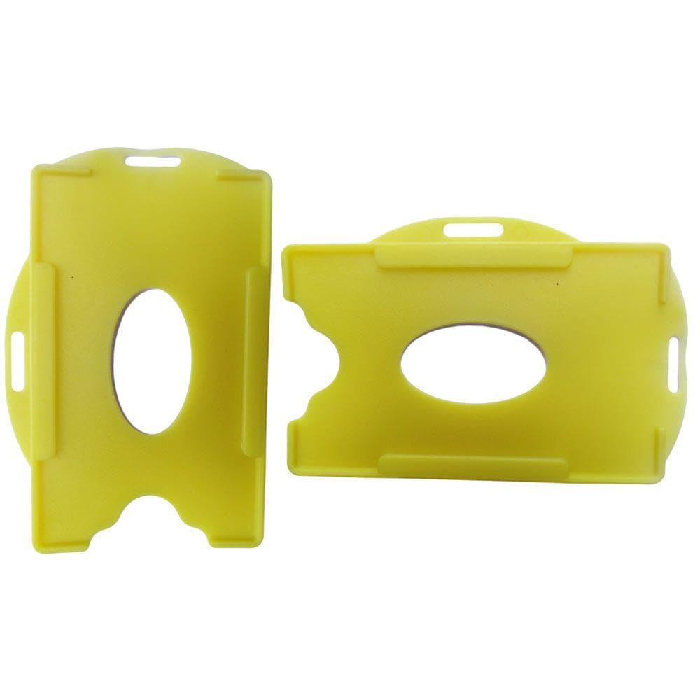 Porta Crachá Amarelo Sólido Universal Marpax 100un