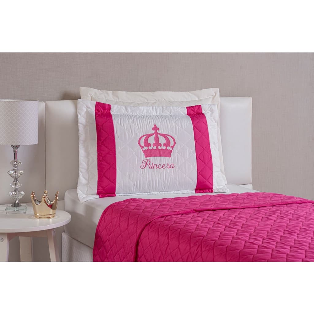 Cobre Leito Infantil Kids Solteiro 2 Peças Princesa