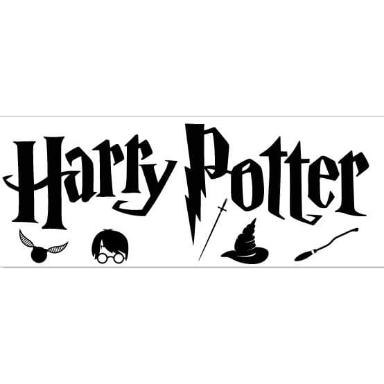 Adesivo Harry Potter 4 - 47,5cm x 18,3cm