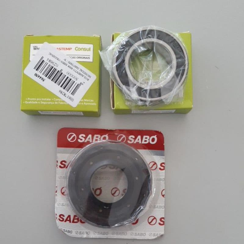 Retentor / vedador BWQ e rolamento 6006