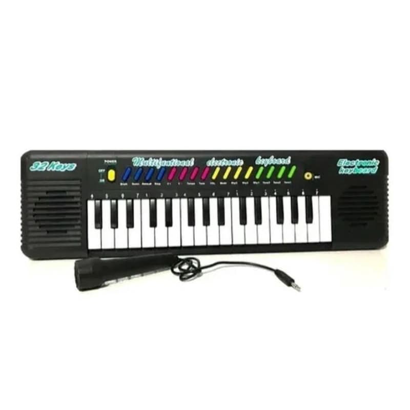 Teclado Infantil Musical 32 Teclas Keys (Preto)