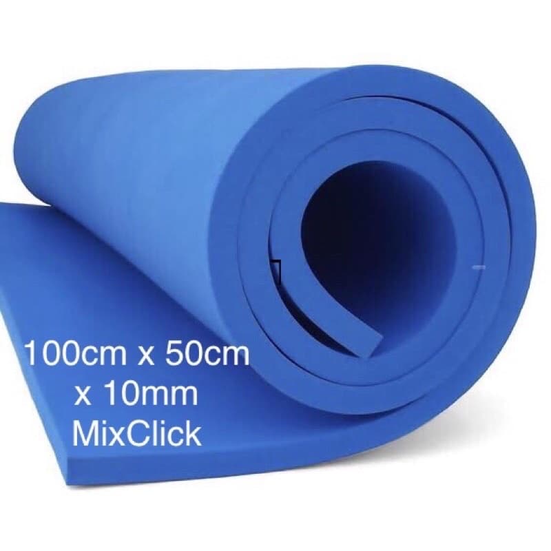 Colchonete Eva - 100cm X 50cm X 10mm - Academia - Tatames - Pilates - Yoga - Abdominal -  Mix Click.