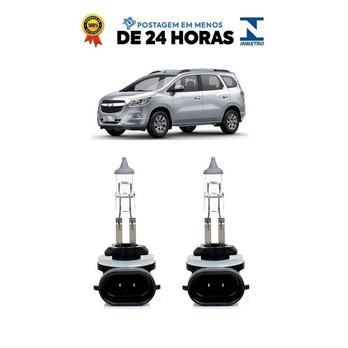 Par Lampada Farol de Milha Spin 2012 2013 2014 2015 2016 2017 2018 H27