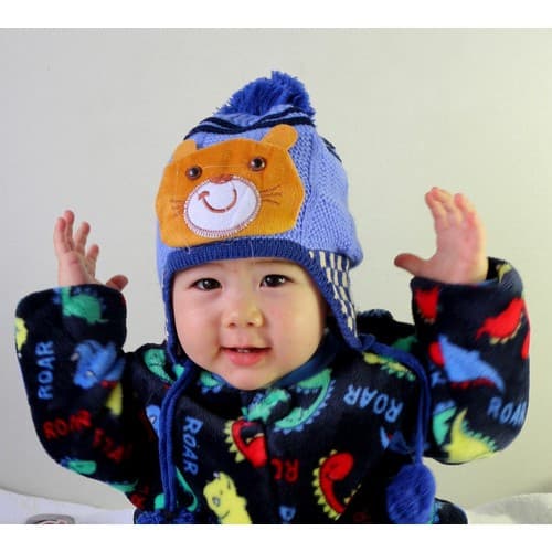 Touca Gorro Infantil De Frio Tapa Orelha Bichinhos Diversos