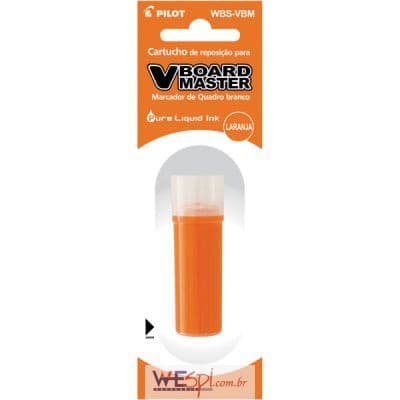 Reabastecedor quadro branco 5,50ml wbs-vbm laranja