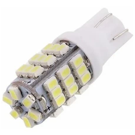 Unidade Lâmpada de Led Cob Pingo T10 42 Leds 5050 8000k Lanterna Placa Teto