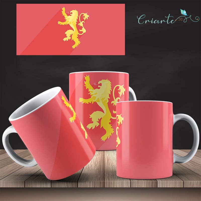 Caneca Porcelana Coleção Game of Thrones Mod 01