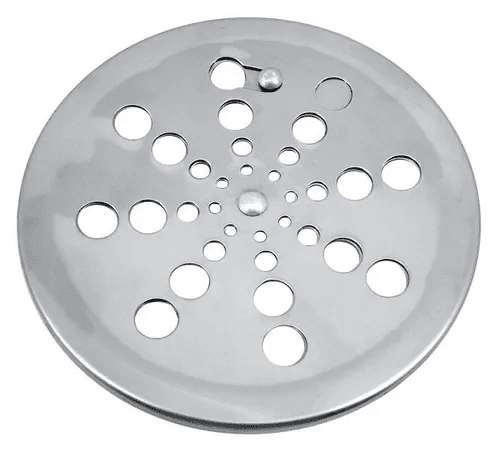 Grelha Ralo Inox Redonda 10x10 Com Fecho Ant Inseto Inox 010