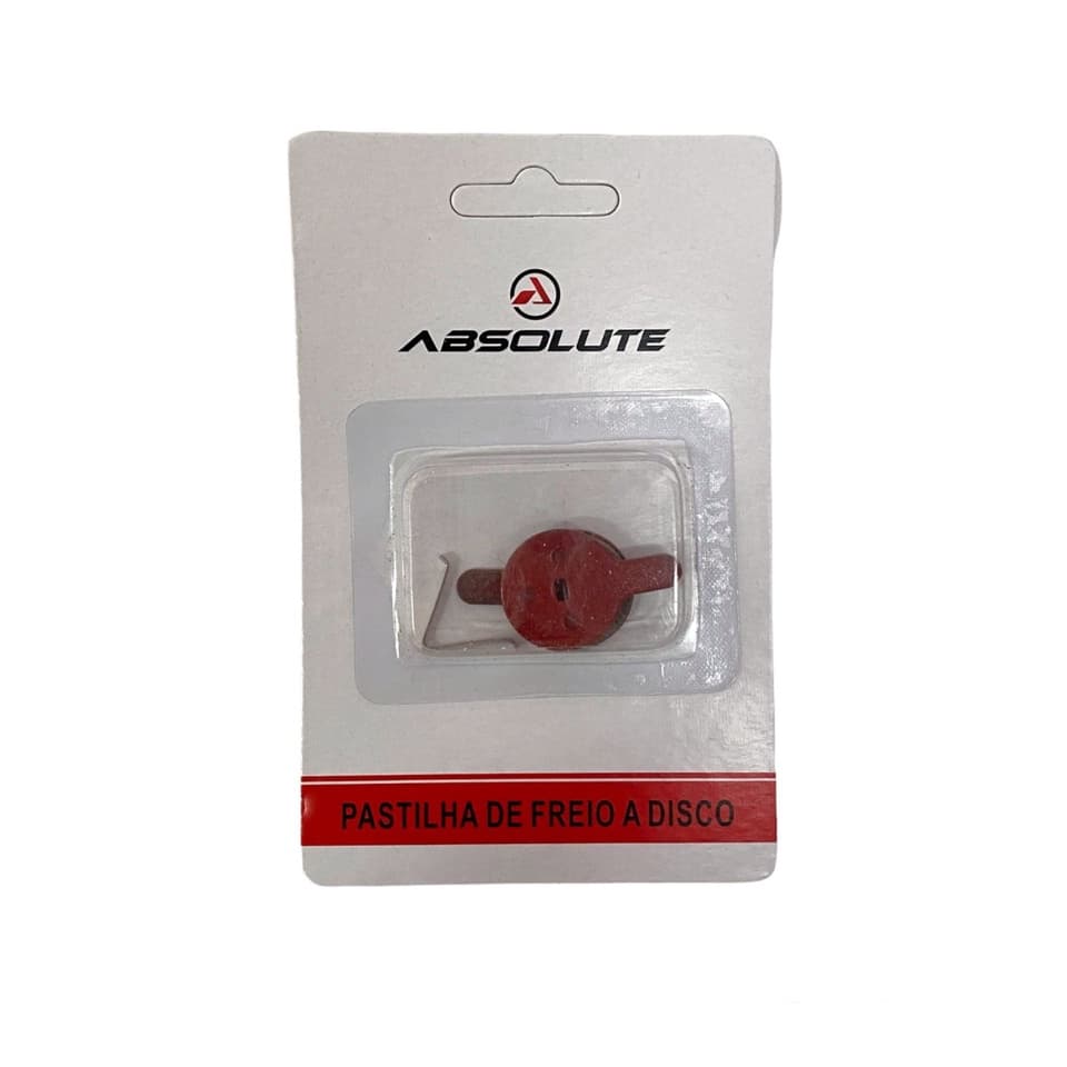 Pastilha de Freio Absolute M01-R Orgânica Redonda com Mola