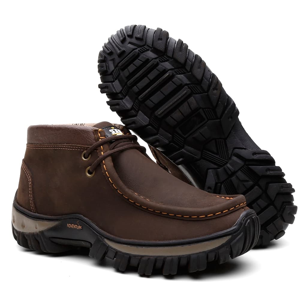 Bota Coturno Estilo Caterpillar 100% couro Confortável Vwaboots