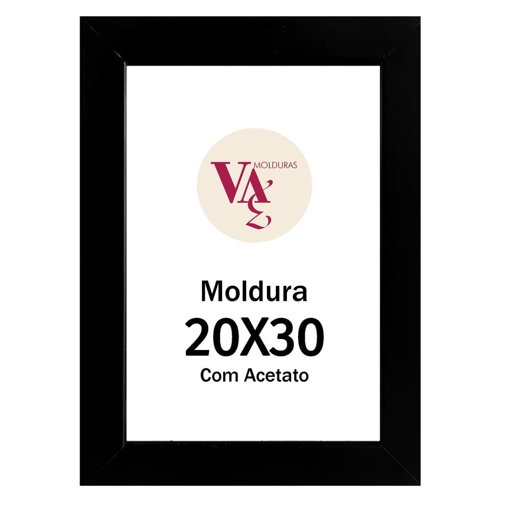 Moldura 20x30 Para Foto Porta Retrato p/ Parede Acetato