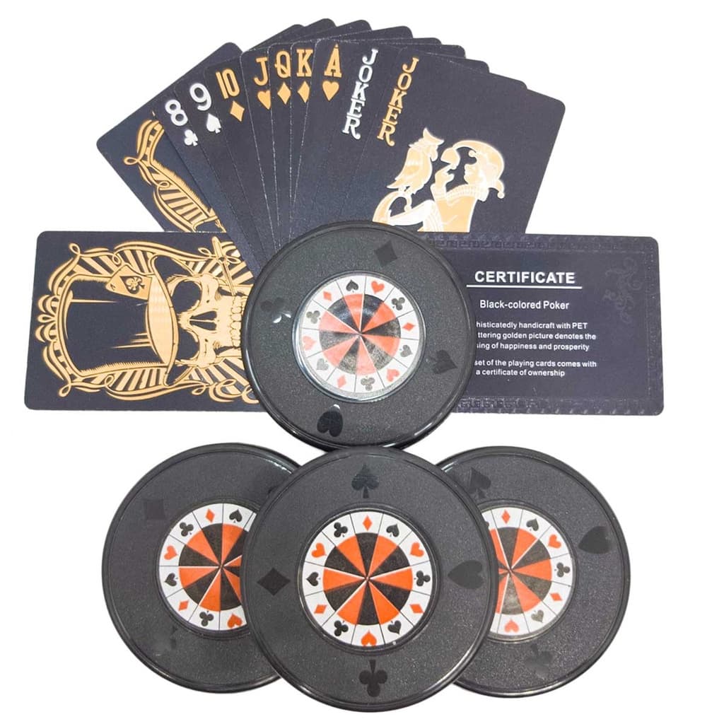 Suporte Segurador Cartas Baralho Poker Poquer Uno Style Hobby Lazer Jogue Com Estilo Caixa Com 4un