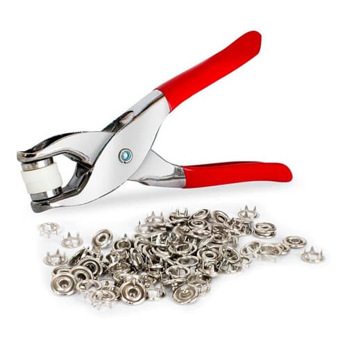 Alicate Para Aplicar Botão De Metal De Pressão Roupa Bebe Dona Shô