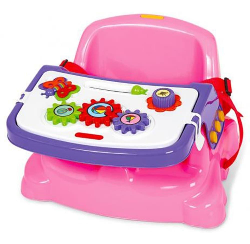 Cadeirinha Didatica Alimentacao Bebe Cadeira Rosa