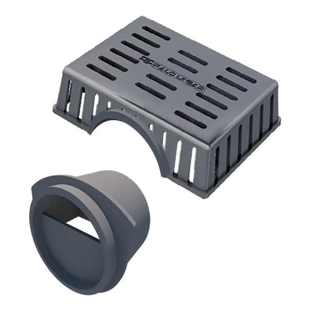 Sifão Horizontal Com Grade Retentora 3399 Ralo Linear