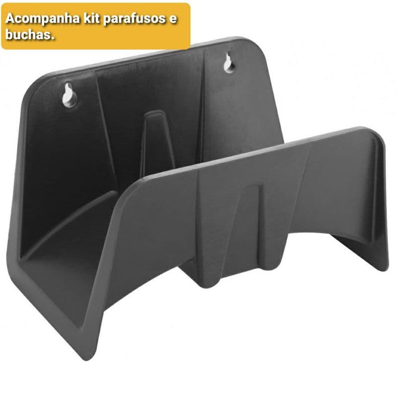 Enrolador para mangueira de jardim kit com parafusos e buchas.
