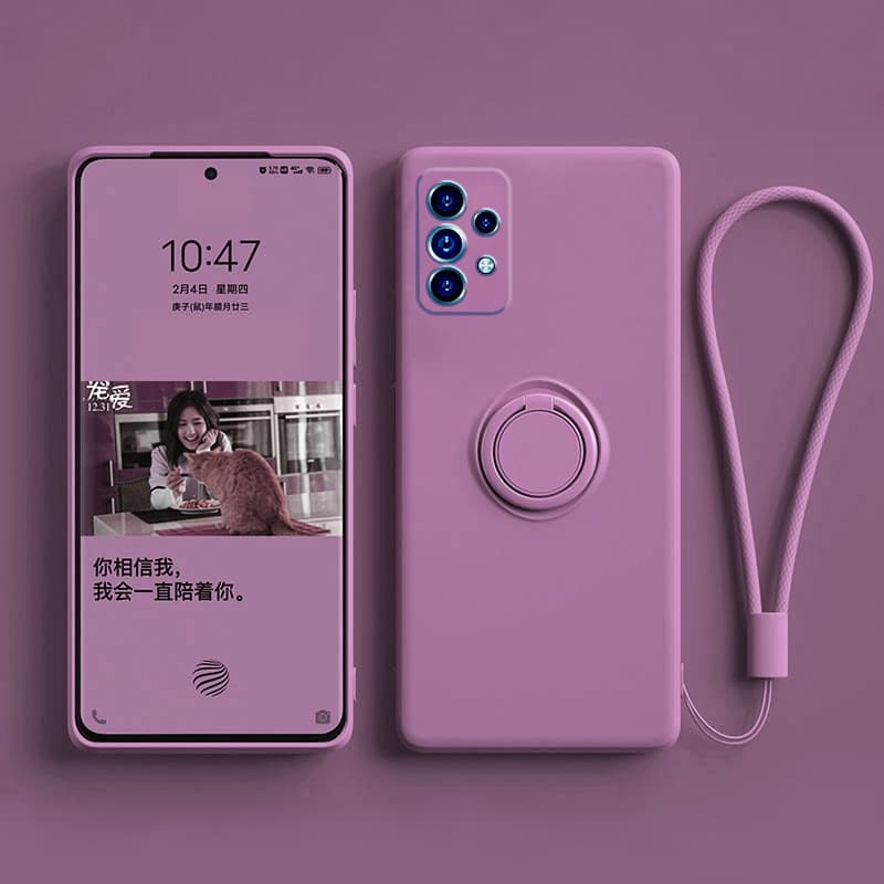 Capa De Celular Com Suporte De Anel De Luxo Magnético Para Samsung Galaxy S22/Ultra/S21/FE/5G Plus