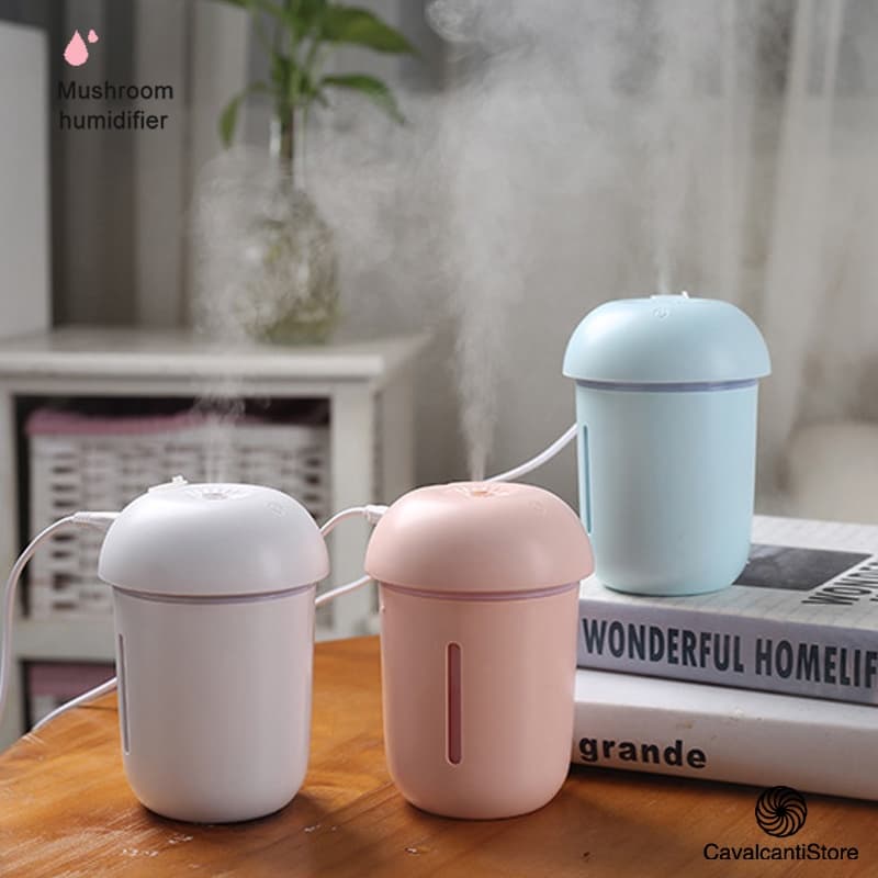 umidificador Aromatizador De Ambientes portátil Purificador Luminária USB Mini Ventilado casa-Envio Imediato X1