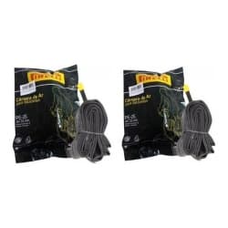 Par Câmaras De Ar Para Bicicleta Infantil Aro 20 Pirelli Bico Grosso 33mm.