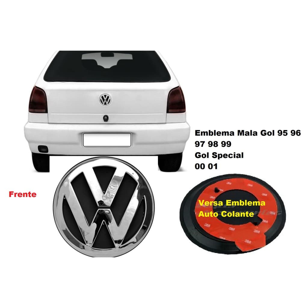 Emblema Vw Traseiro Do Gol Bola 1995 Ate 2001 4106