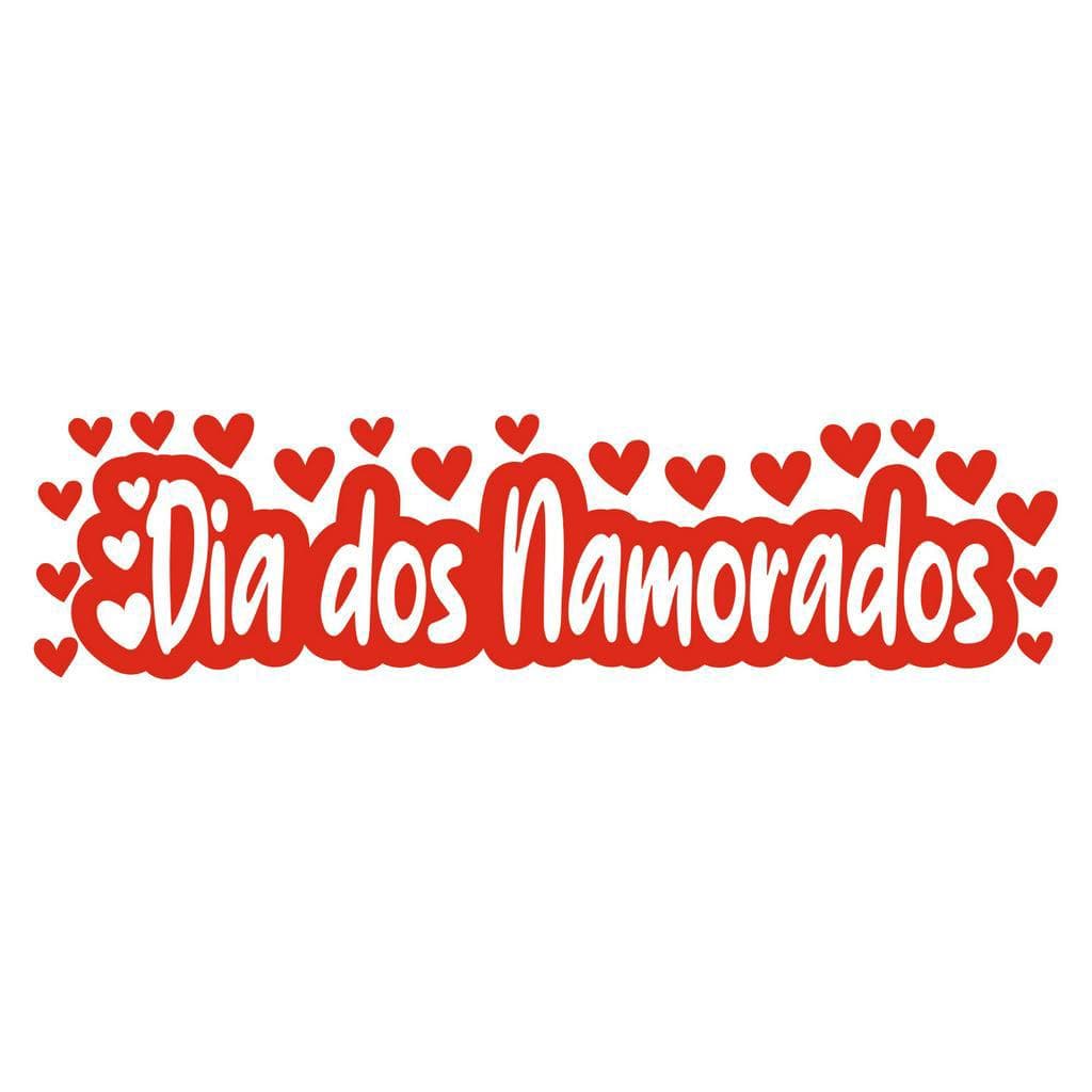 Adesivo Dia Dos Namorados Vitrine Loja Roupa Fachada Joalheria Presentes Shopping Comercio 95cm