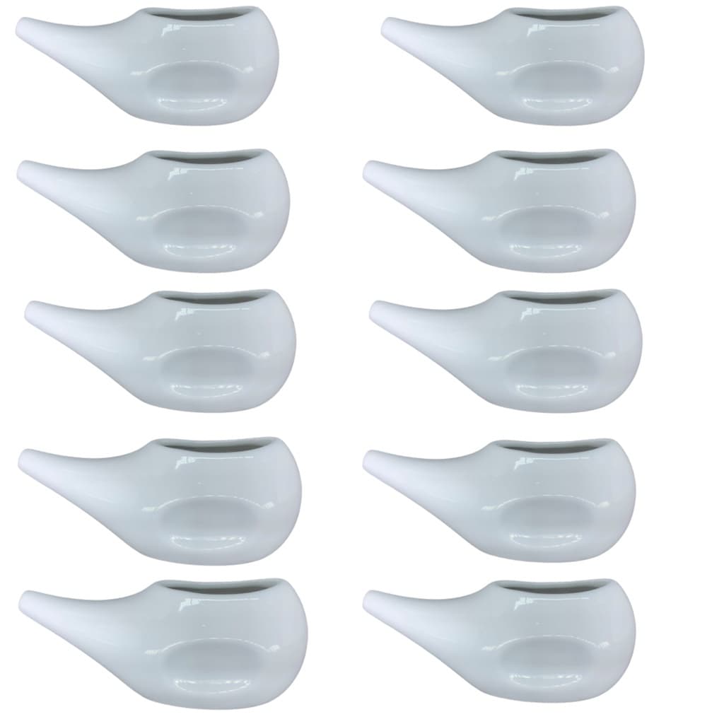 Lavador Higienizador Nasal  Jalaneti  Neti Pot Lota  - Kit com 10 peças