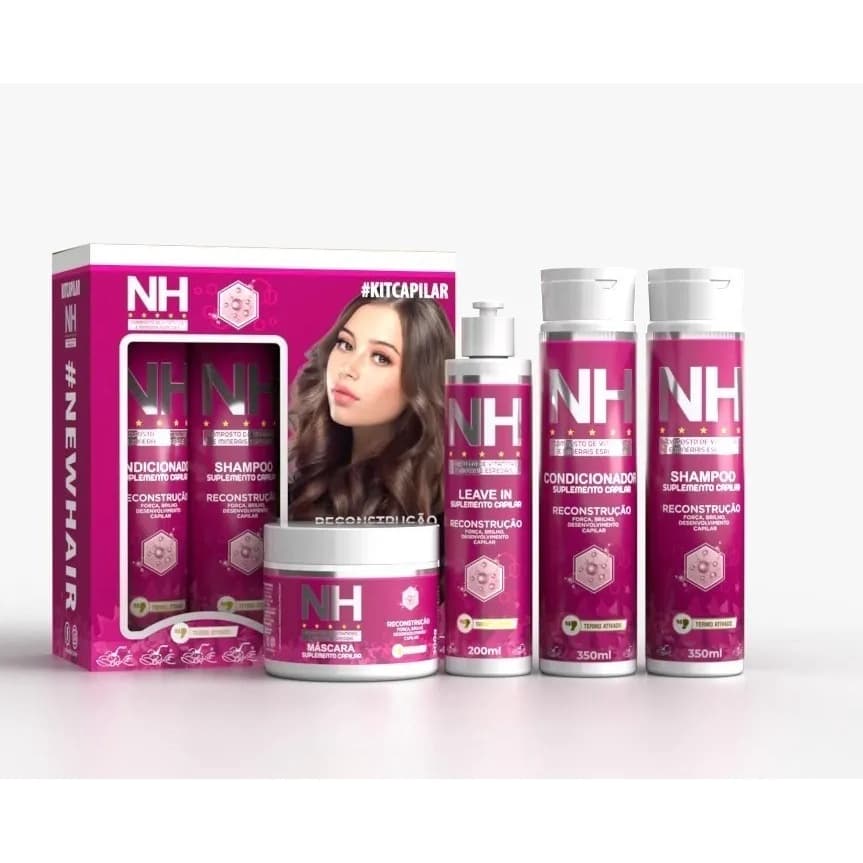 1 Kit Capilar Belkit Nh New Hair Antiqueda Profissional