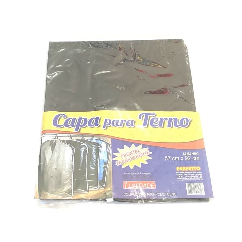 Capa para Terno Roupas Tamanho 57cm x 92cm