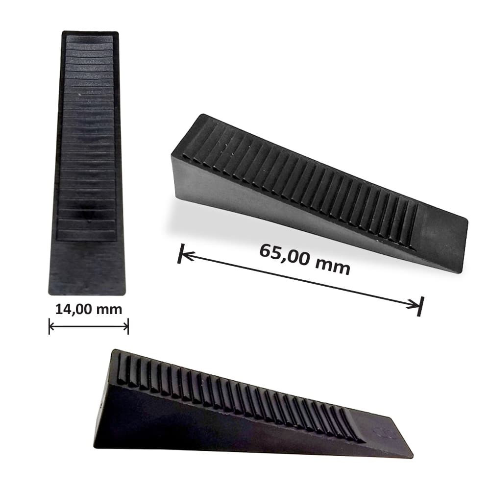 50 Cunhas SLIM para Kit Nivelador de Pisos, Porcelanatos, Revestimentos e Cerâmica NIVELAR