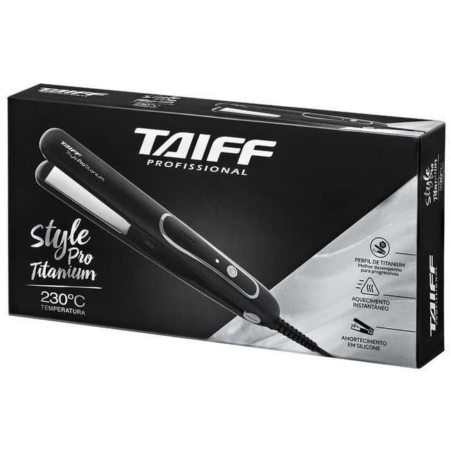 Prancha Taiff Style Pro Titanium 230ºc Profissional Bivolt Alisadora
