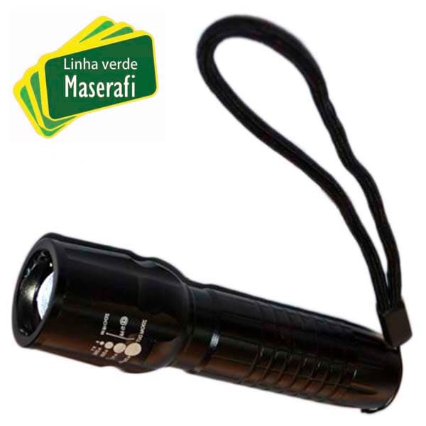 Lanterna LED tática de foco ajustável - 2396