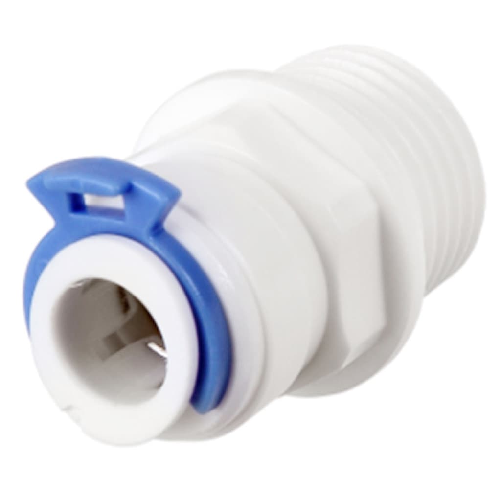 Conector Branco Reto Rosca 1/2 Engate Rápido 6,8,10mm Filtro Água