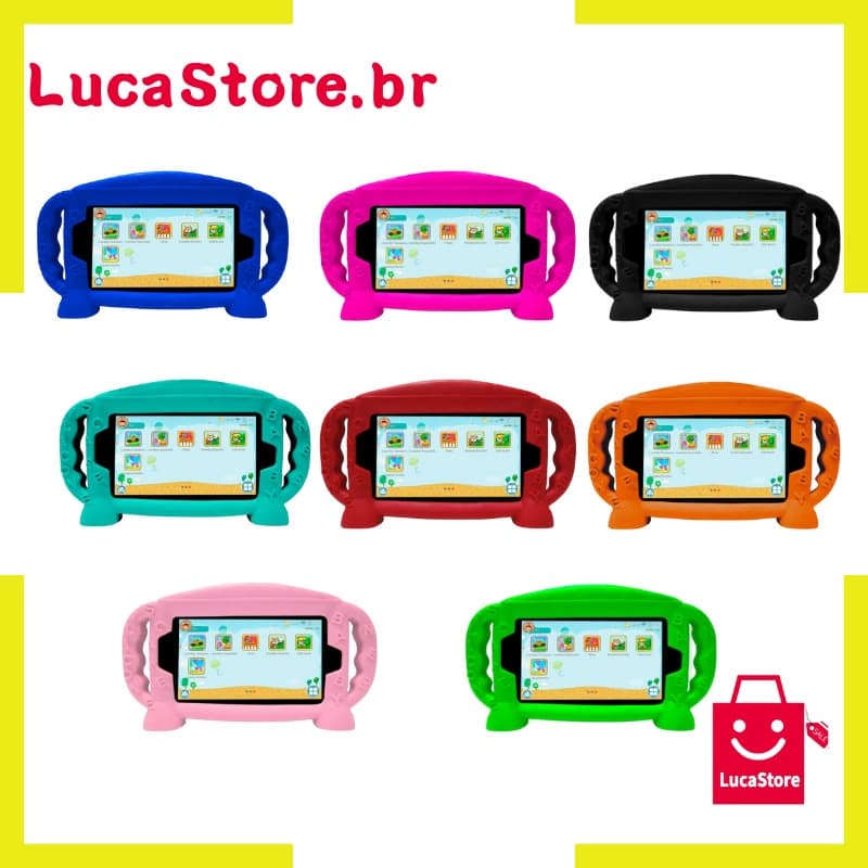 Capa Emborrachada Tablet Positivo 7 Polegadas Twist Tab T770 /Galaxy T280/T110 /7 Universal
