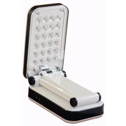 Luminária Aparelho Abajur Mesa Articulada 24 Leds Carrega