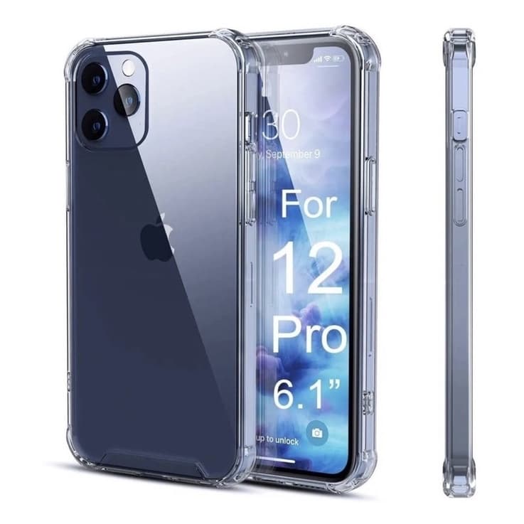 Capa Case iPhone 12 (capinha) + Pelicula Vidro Temperado 3d
