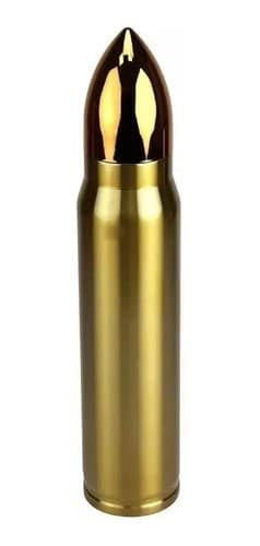 Garrafa Termica Bullet Munição Bala Projétil Inox 500ml