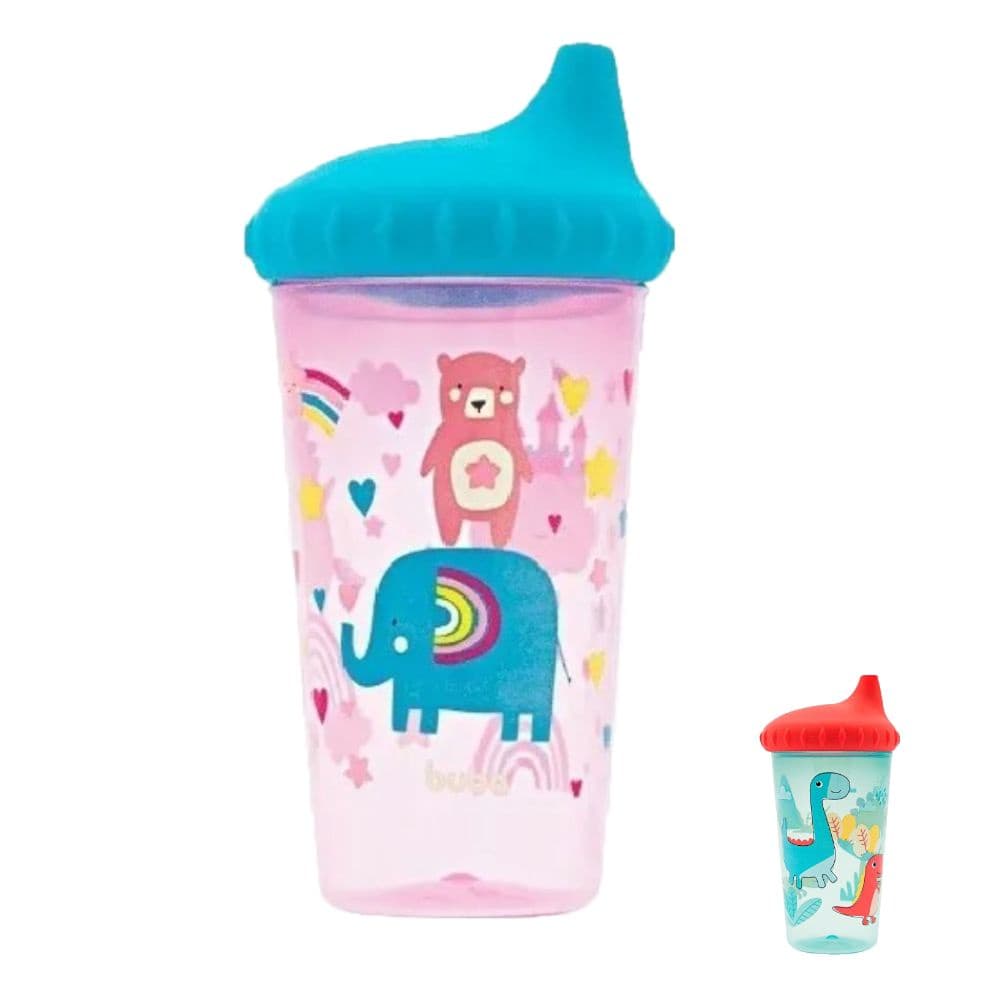 Copo De Treinamento Bebe Crianças Infantil Água Antivazamento 300 ml Buba