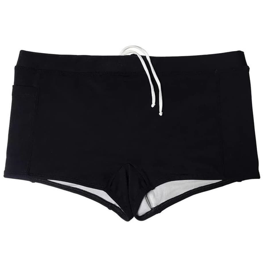 Sunga Boxer Com Forro E Cordão Para Ajuste Moda Praia