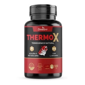 Thermo X 500mg 120 Cápsulas Termogênico Denature