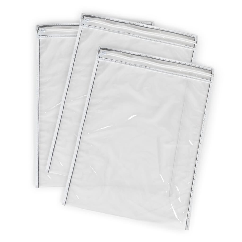 Kit com 4 saquinhos plásticos com zíper - roupas molhadas limpa e suja creche escola piscina