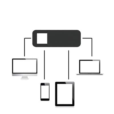 Kit com 4 Webcam Cover Tampa para Câmera de notebook ou celular mais segurança e Privacidade anti-espionagem