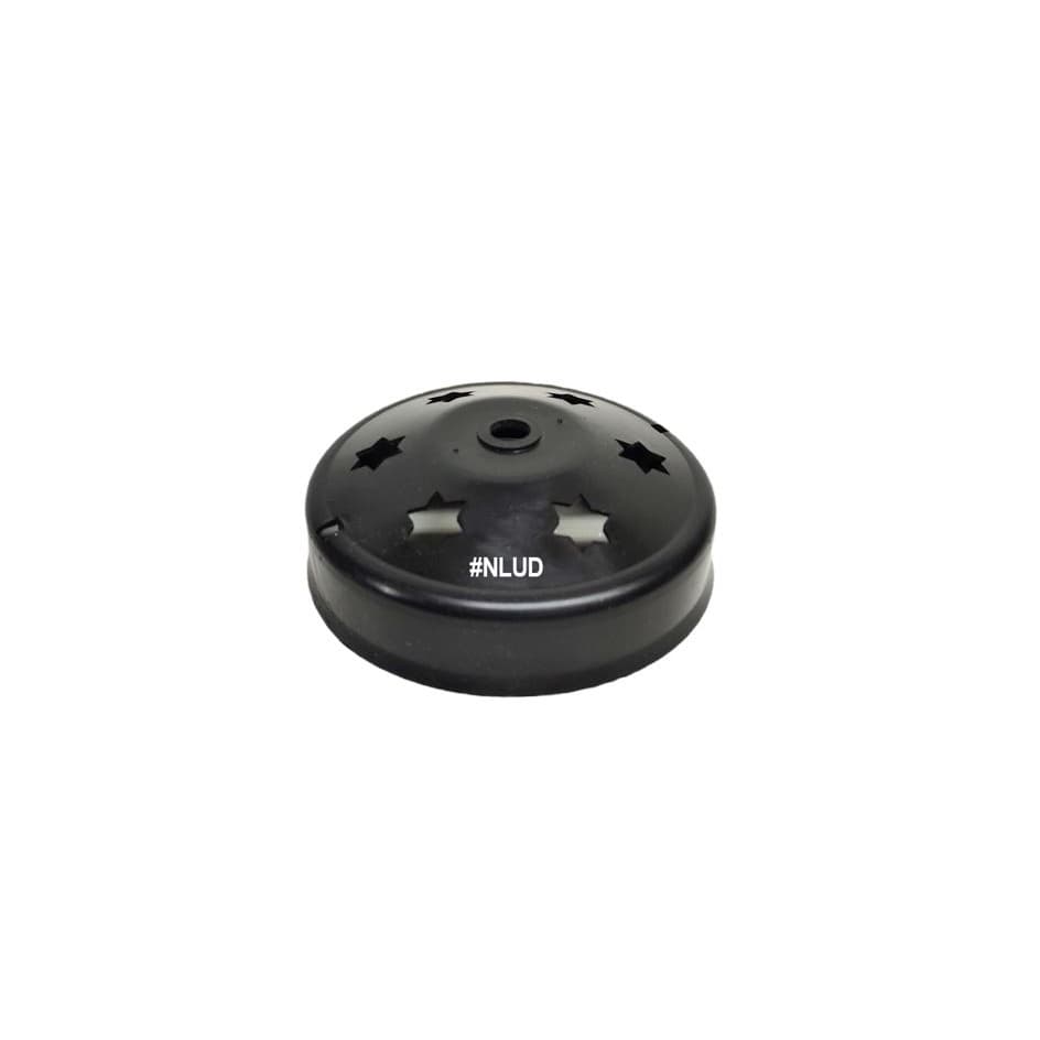 Plafon fixador do Globo Pera / Master p/ Ventilador de Teto - Preto