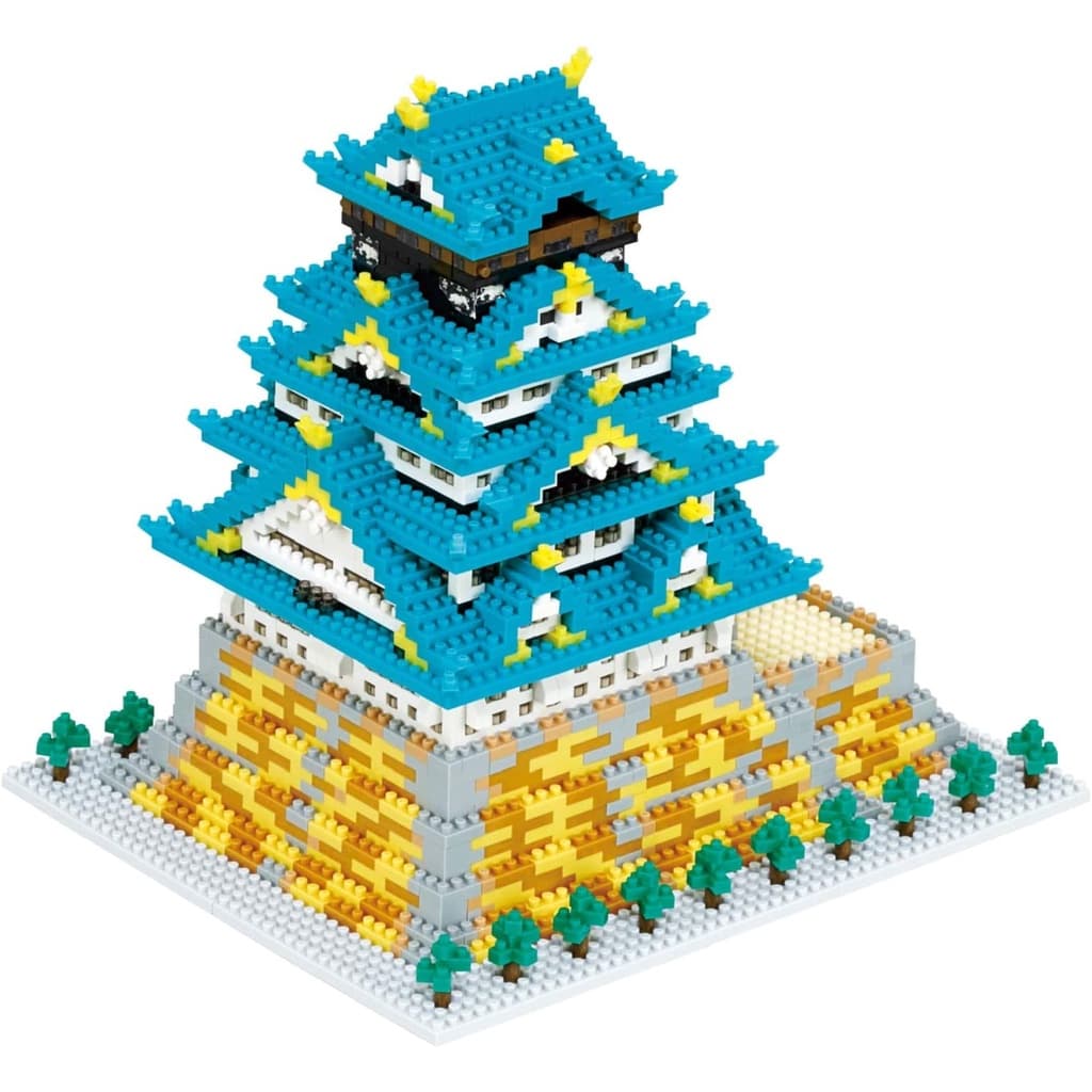 Diretamente do Japão, Kawada Nanoblock Osaka Castle Deluxe Edition NB-049